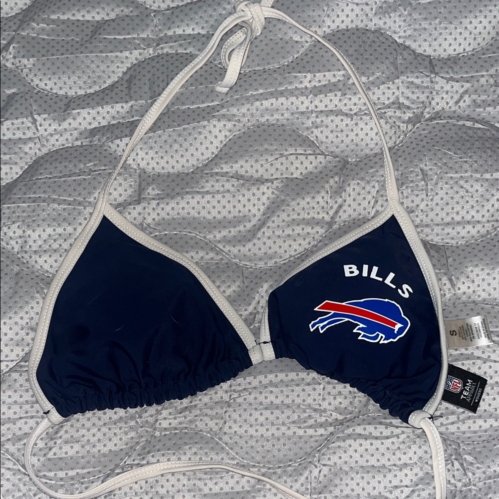 NFL Buffalo Bills Navy Bikini Top